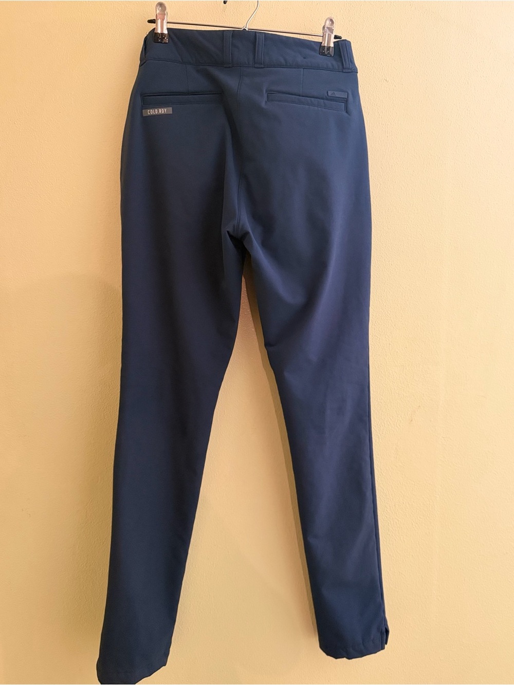 Adidas COLD.RDY Navy Blue Golf Pants Tapered Leg Pockets - Picture 2 of 2